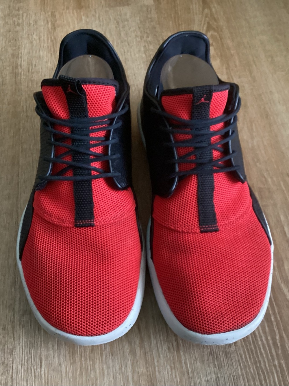 Jordan Eclipse Red and Black Mesh Men's Sneakers 724010-018 Size 9.5